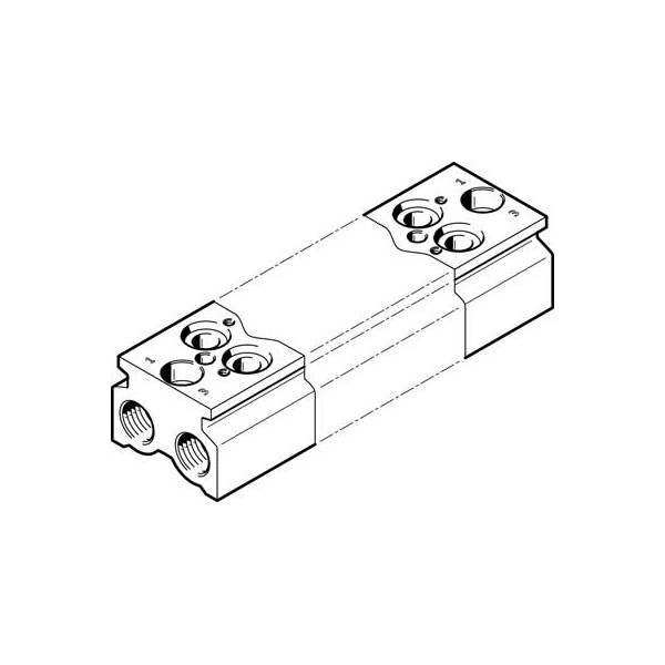 Manifold Block CPE18-3/2-PRS-3/8-7-NPT